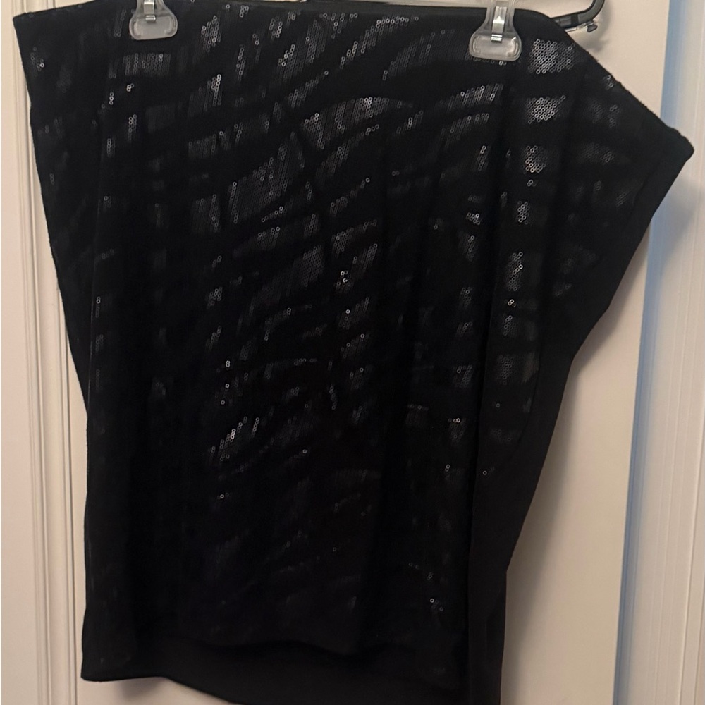 Torrid Black Textured Pencil Skirt